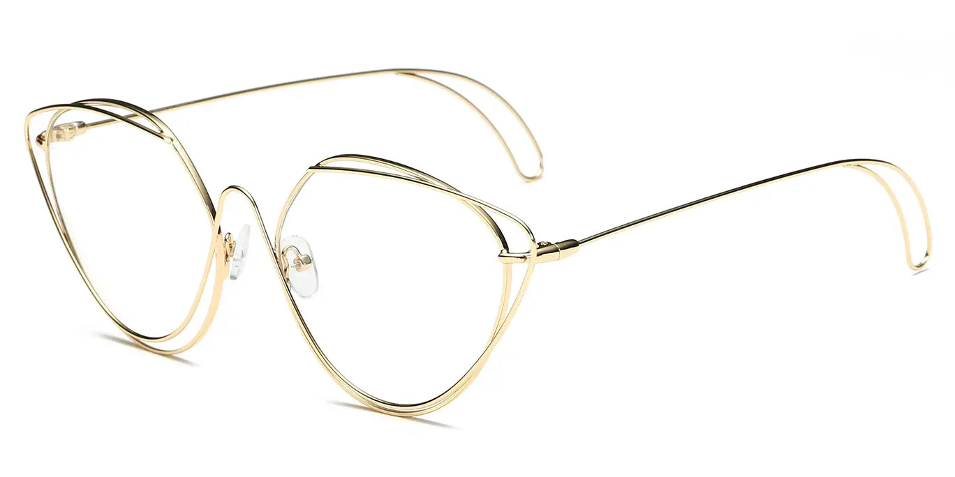 Gold Frame Blue Light Glasses