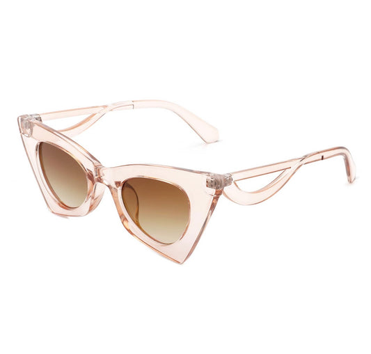 Hot Girl Summer Sunglasses (Clear Peach)